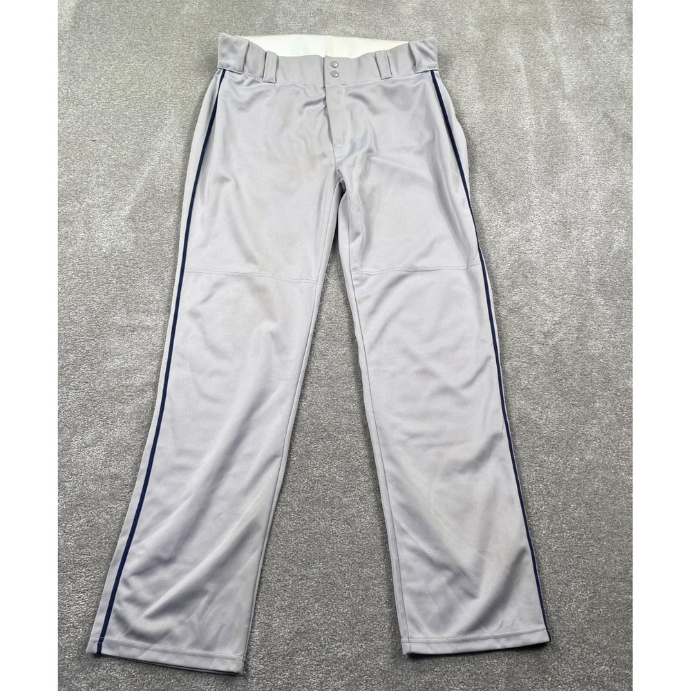 Alleson Athletic Sportswear Straight Leg Baseball Pants Men's Size XL Gray